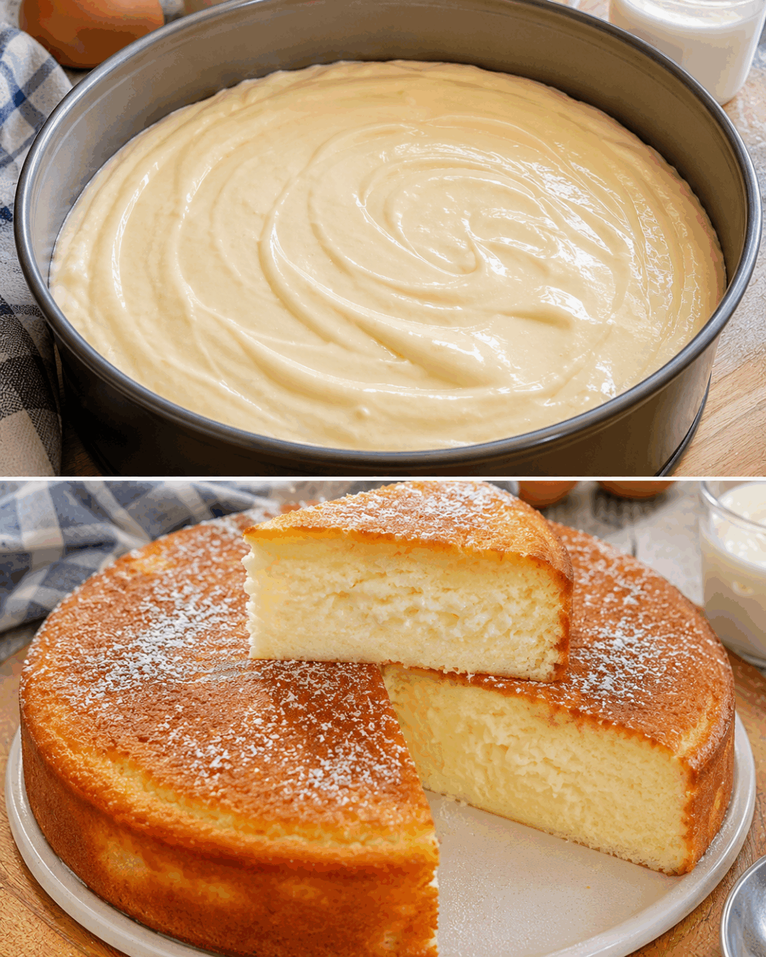 Le secret d’un gâteau au yaourt ultra crémeux à seulement 110 Kcal