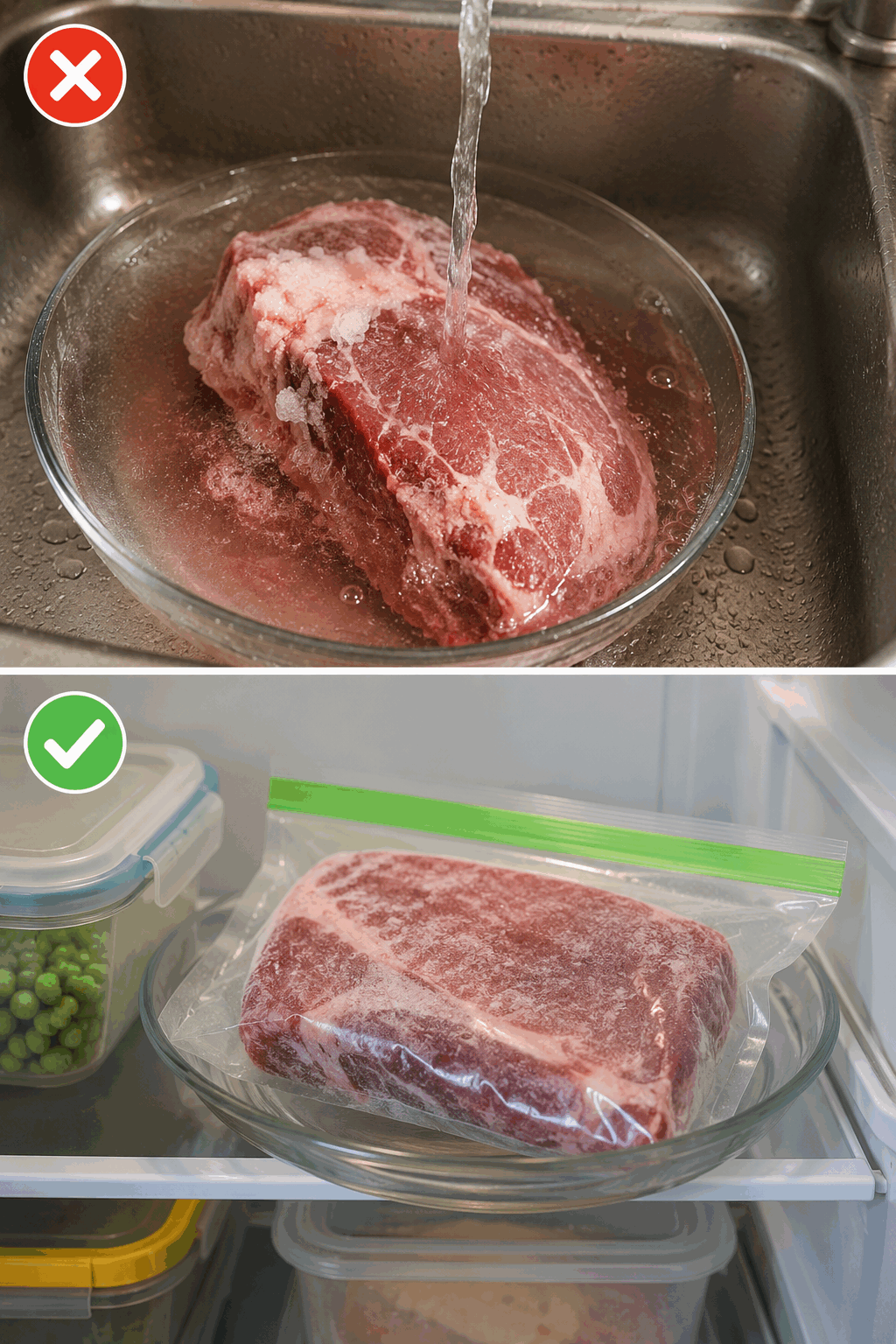 Les erreurs qui peuvent gâcher vos aliments dès la décongélation
