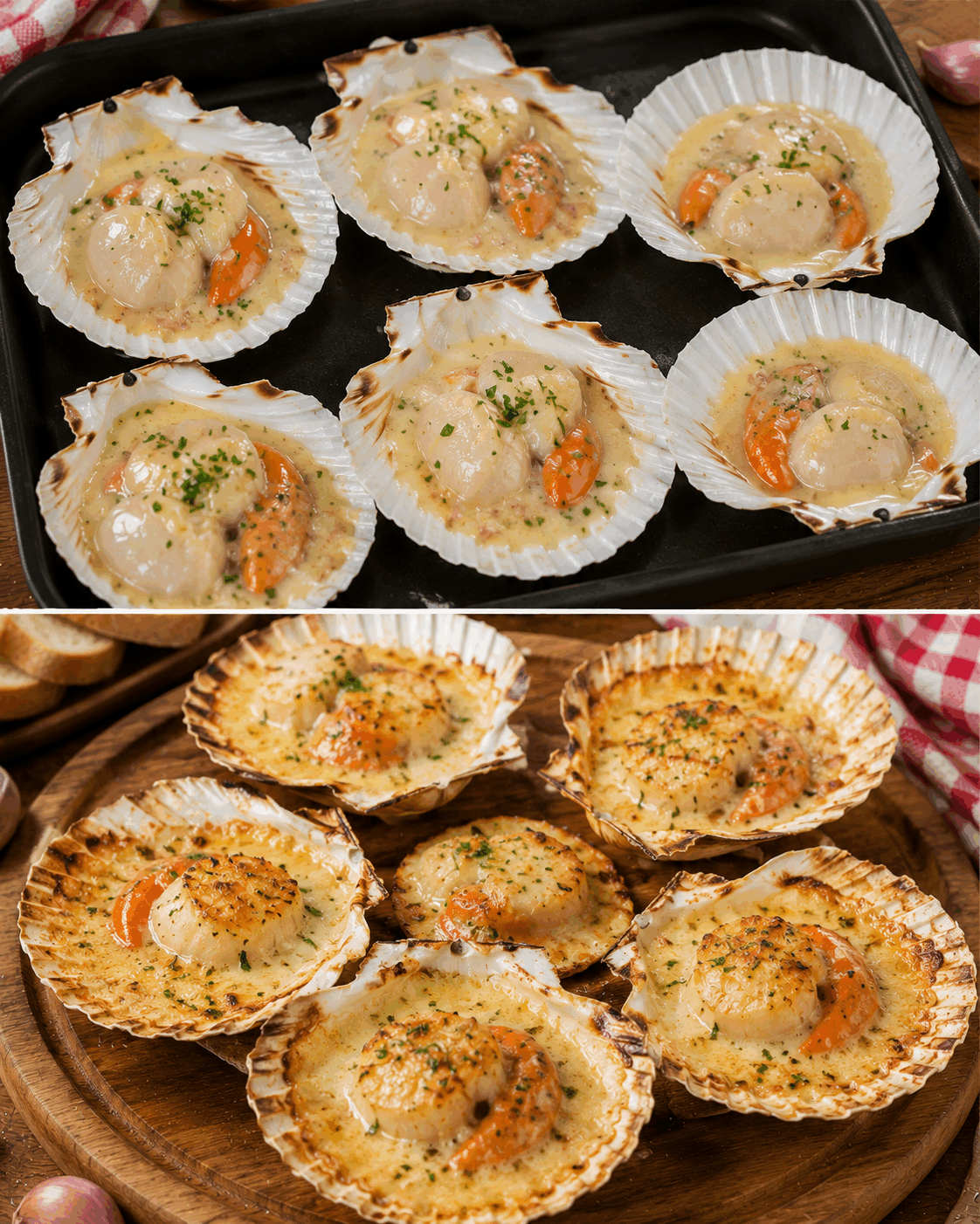 Coquilles Saint-Jacques à la crème de Normandie : la recette digne d&rsquo;un grand restaurant