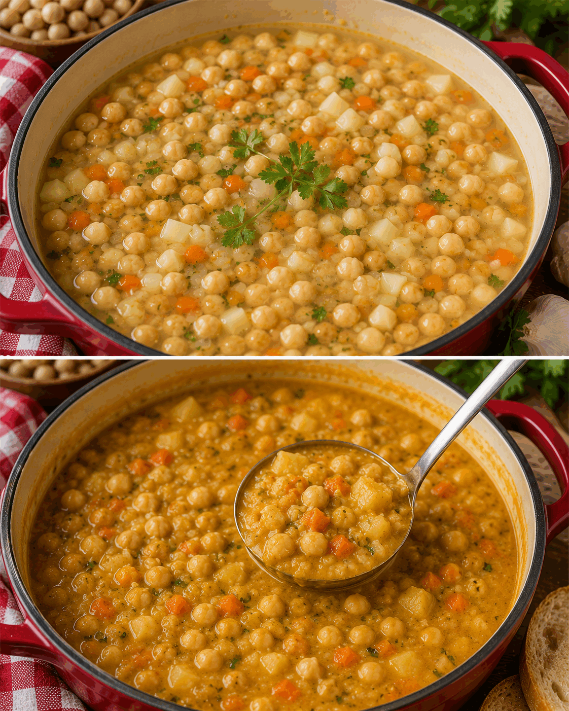 La meilleure soupe de pois chiches : la recette traditionnelle au goût incomparable