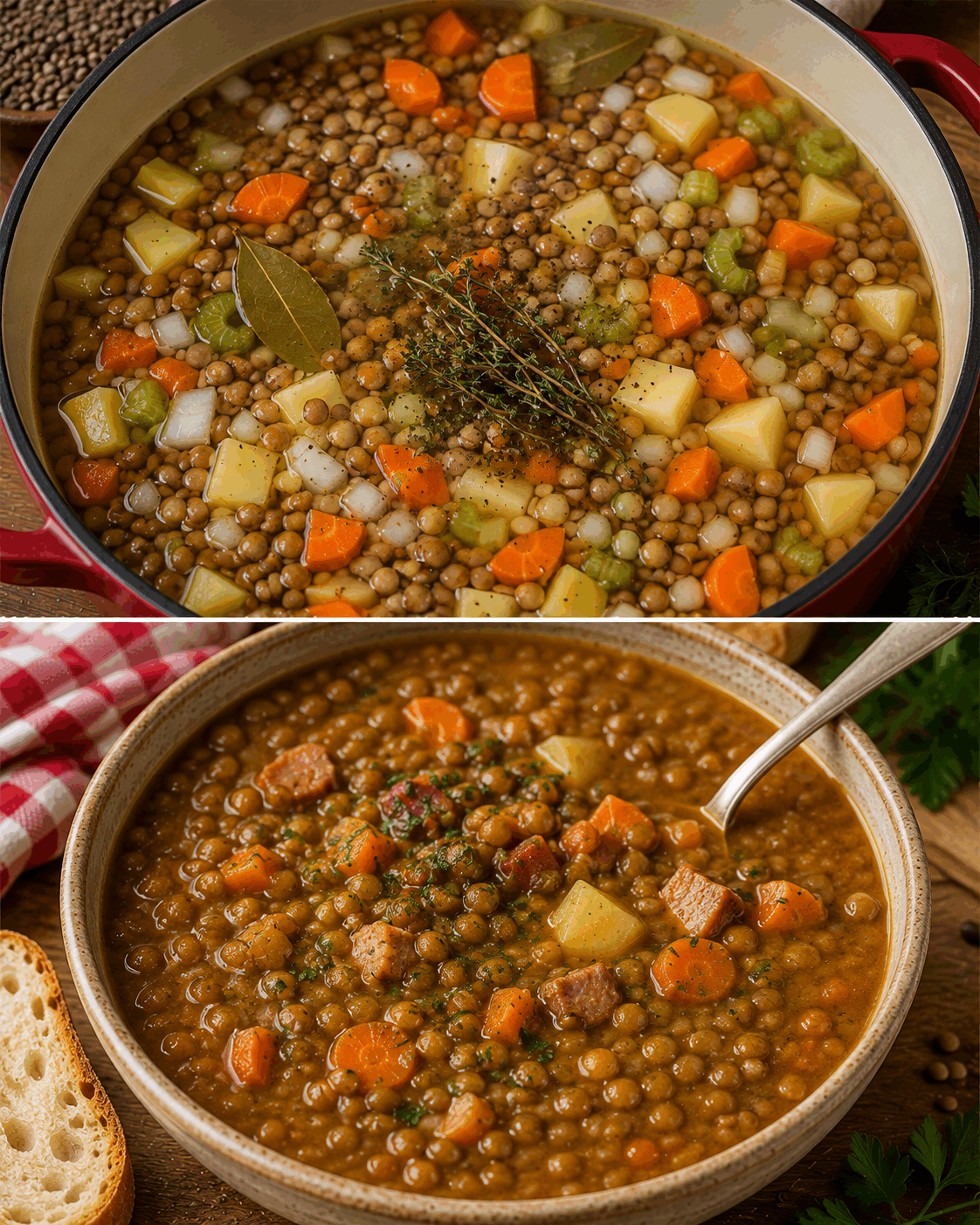 Le secret d&rsquo;une soupe de lentilles riche en saveurs