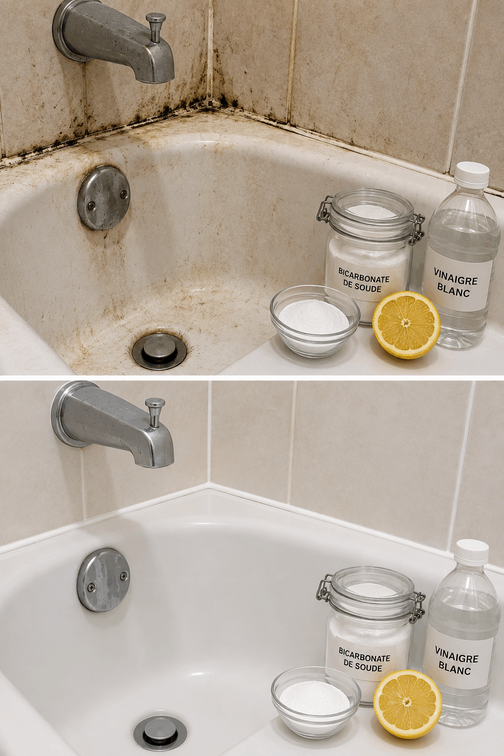 Vous n&rsquo;aurez peut-être plus besoin de produits coûteux pour nettoyer votre salle de bain