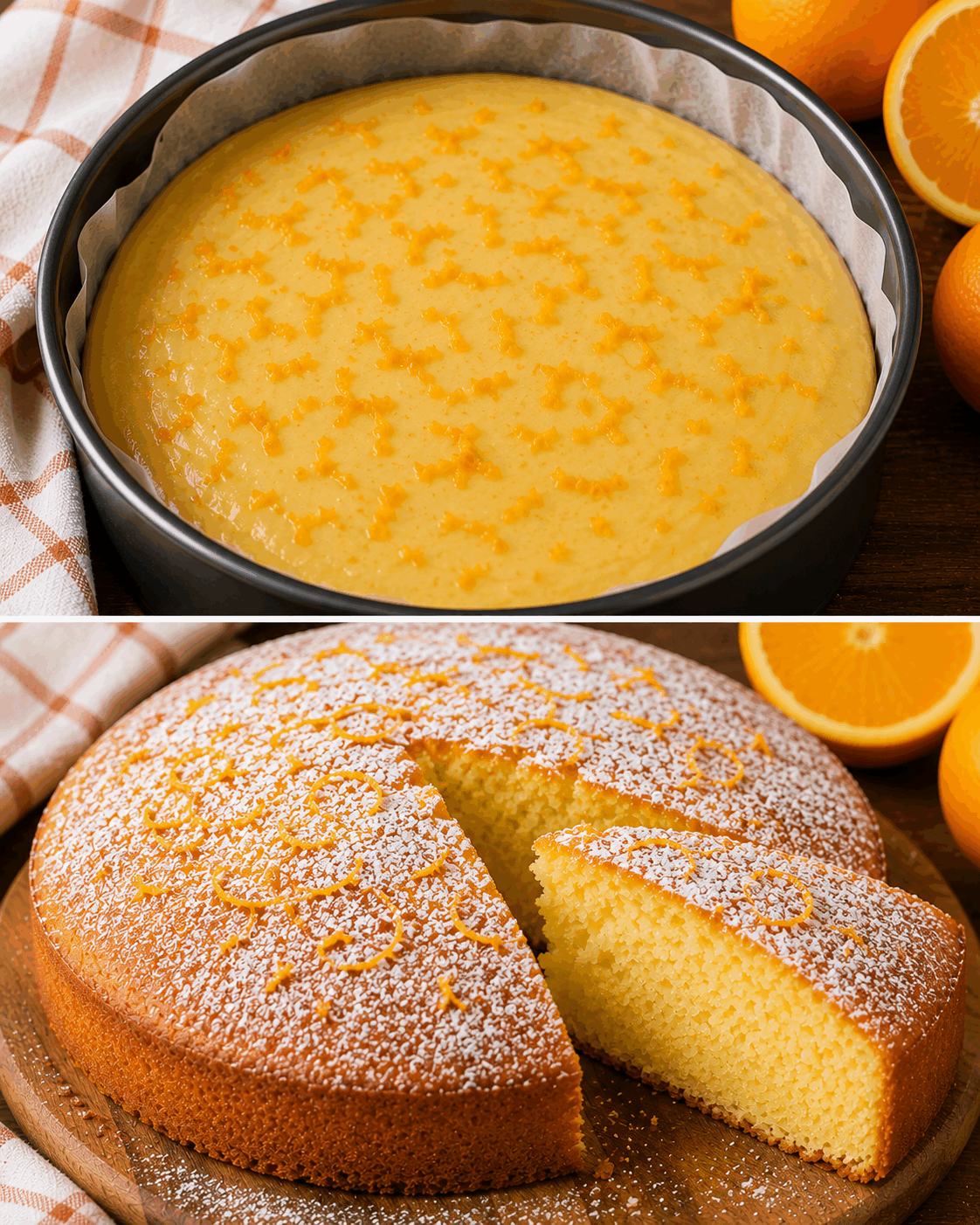 Le secret de cette Torta Paradiso à l’orange ? Une mie incroyablement légère et moelleuse !
