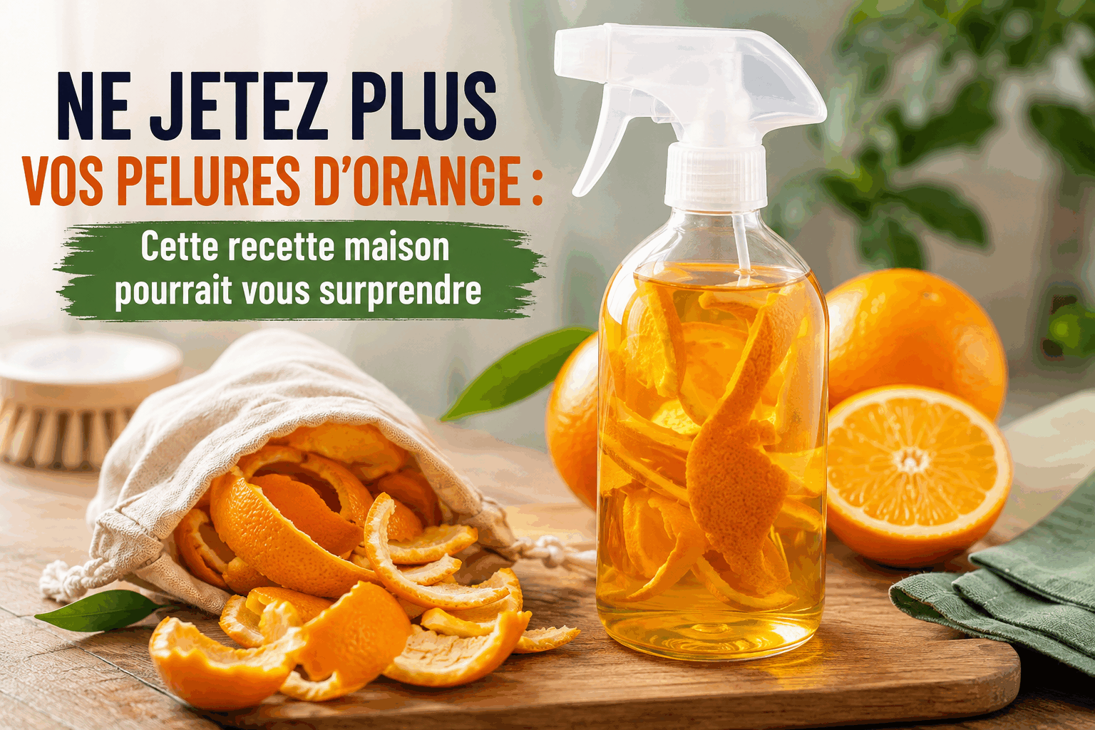 Ne jetez plus vos pelures d&rsquo;orange : cette recette maison pourrait vous surprendre