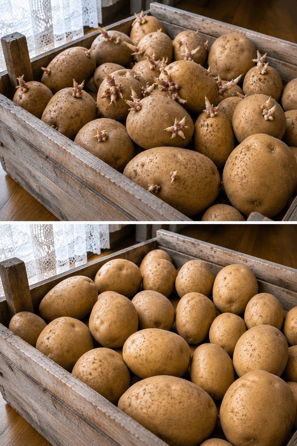 Le secret pour ralentir la germination des pommes de terre plus longtemps