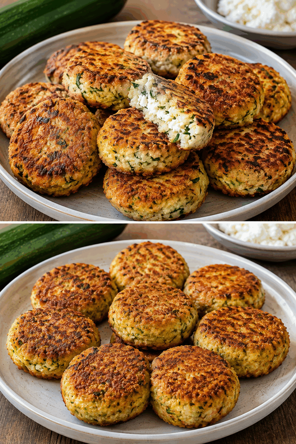 Croquettes de courgettes et ricotta : croustillantes à l&rsquo;extérieur, fondantes à l&rsquo;intérieur