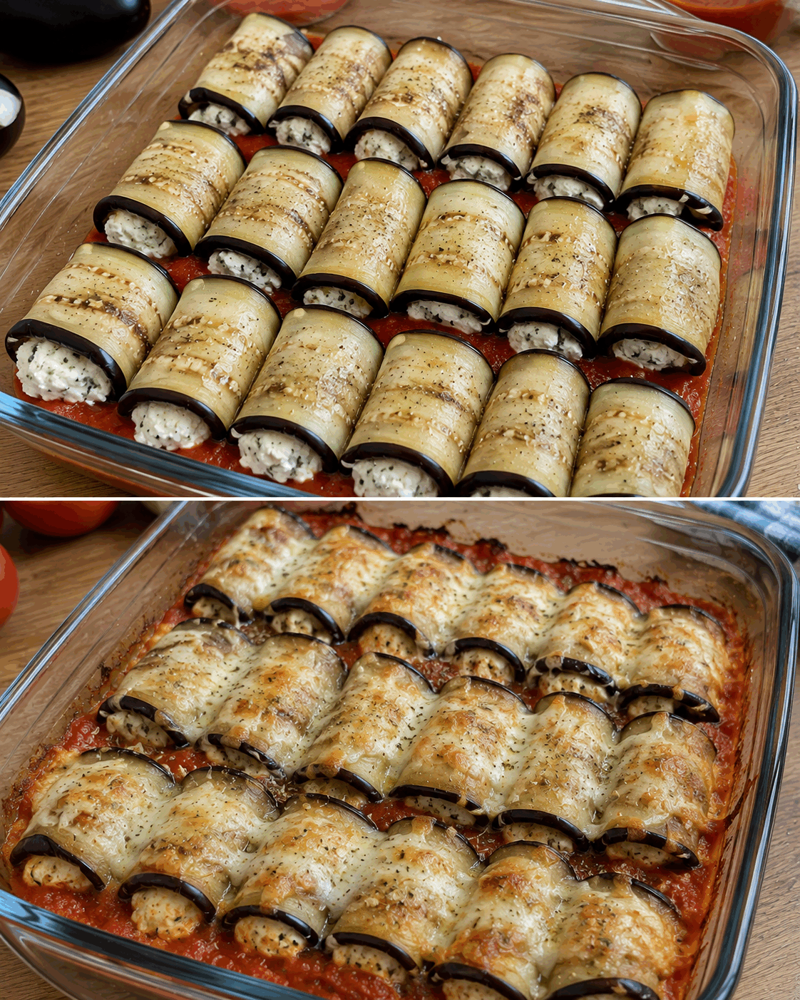 Les roulés d&rsquo;aubergines légers au four : prêts en moins d&rsquo;une heure