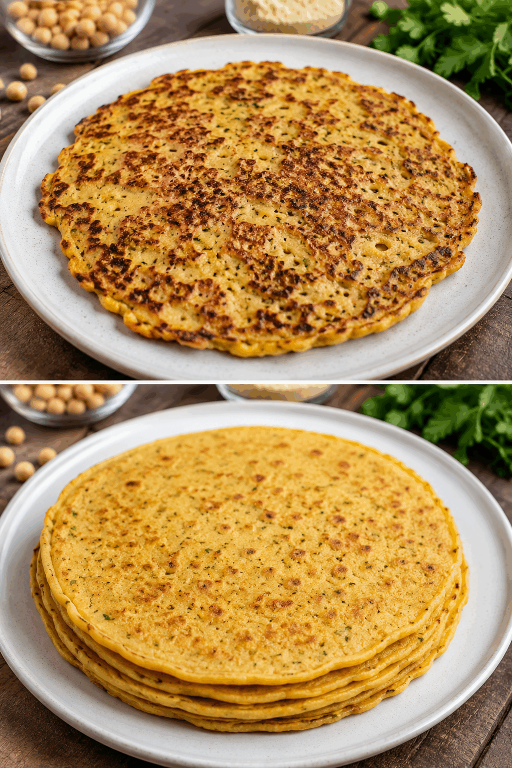 Comment réussir des crêpes de pois chiches moelleuses ?
