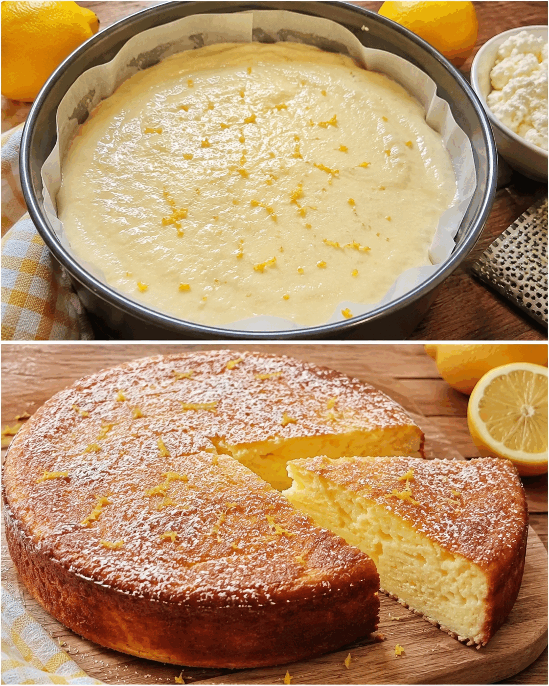 Le secret d&rsquo;un gâteau ricotta-citron incroyablement fondant