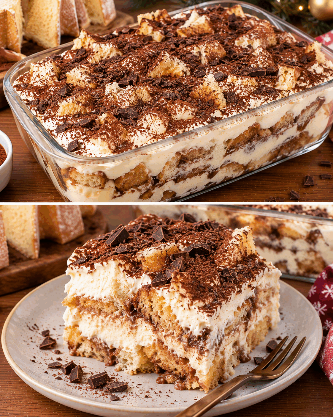 Le tiramisu au pandoro ultra gourmand qui change complètement du classique