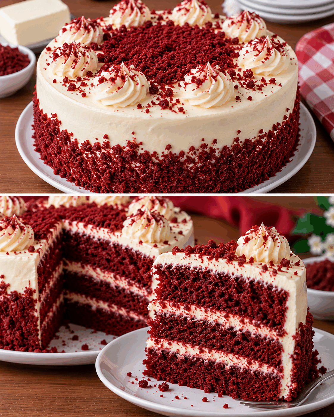 Ce Red Velvet maison est incroyablement moelleux… attendez de voir l’intérieur