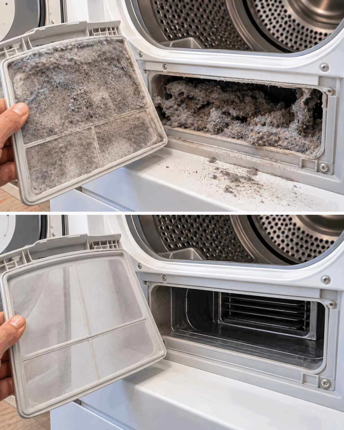 Vous nettoyez le filtre, mais oubliez peut-être la partie la plus importante du sèche-linge