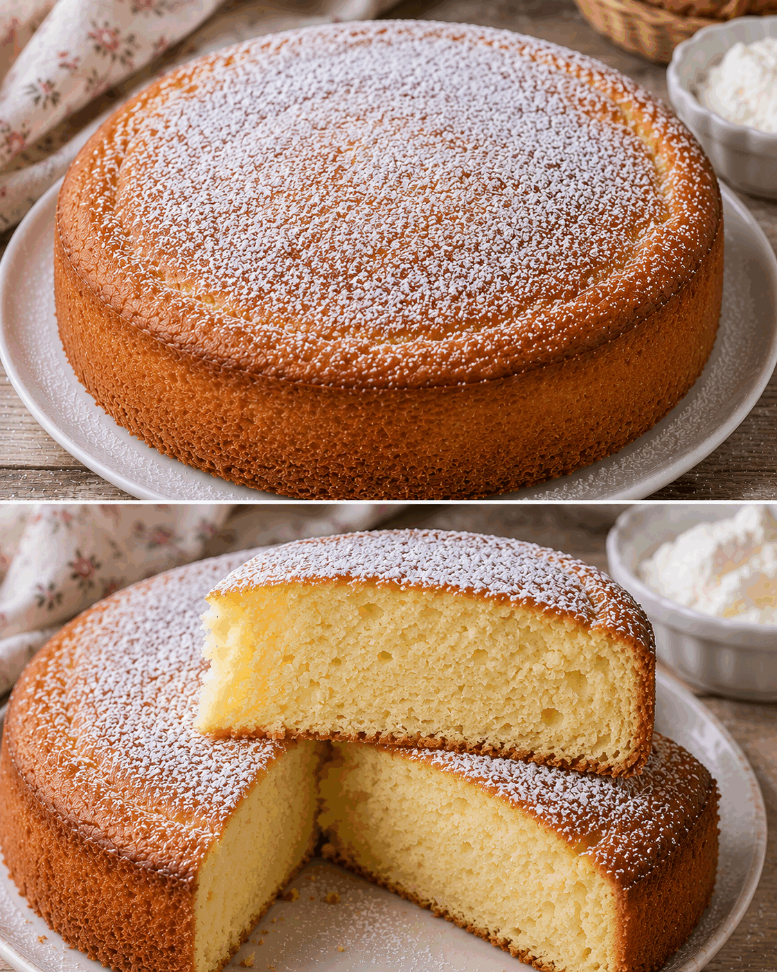 Ni beurre ni huile… mais regardez comme ce gâteau à la ricotta reste incroyablement moelleux !