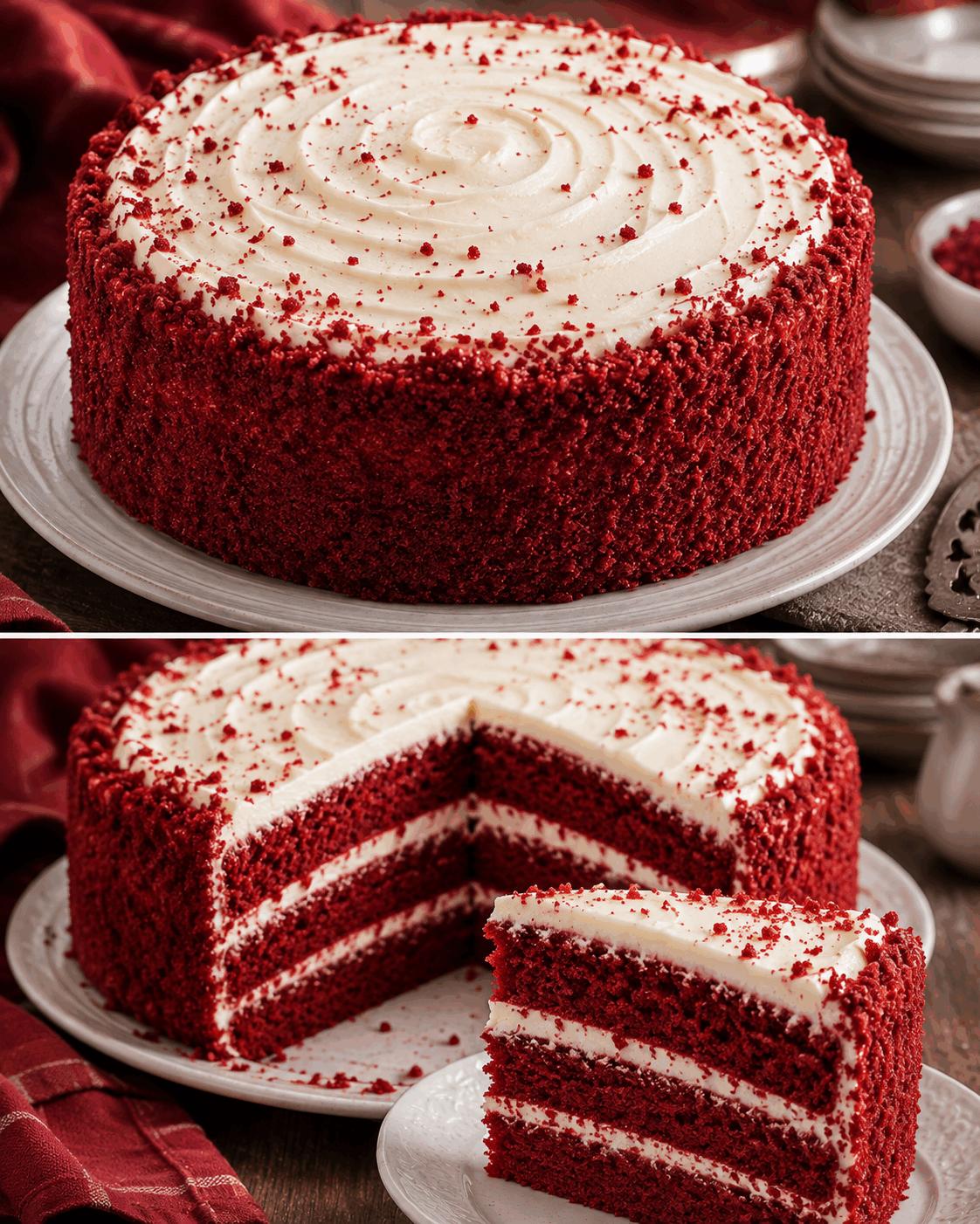 Rouge intense, crème fondante et mie ultra-moelleuse : ce Red Velvet est fait pour impressionner !